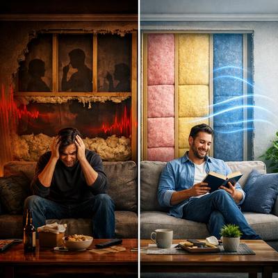 عایق صوتی روکار دیوارمشترک/سقف نانو الیاف فوق پیشرفته برند URSA آلمان در تهران