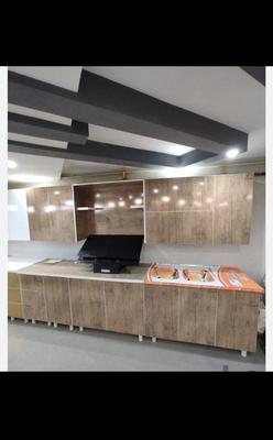 *کابینت حاضری تمام سفید براق کد۱۵۰۵ در رانکوه