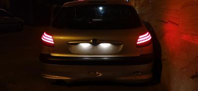 چراغ خطر 206 کبریتی و اسپرت در شیراز