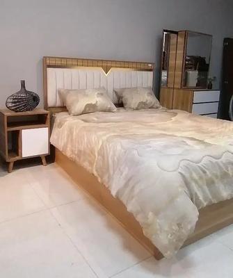 سرویس خواب MDF بلوط تخت دونفره در شیراز