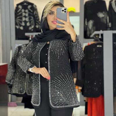 کت مجلسی مزونی نگینی فوق لاکچری در خمینی‌شهر