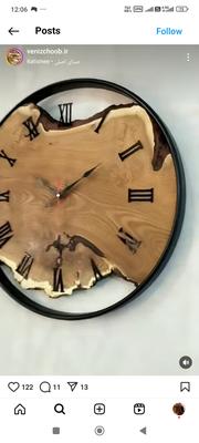 ساعت چوبی در بندر عباس
