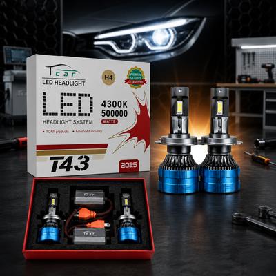 هدلایت Tcar T43  زرد فابریکی 4300K در تهران