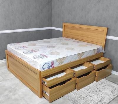 تخت خواب دونفره مدل درسا 6 کشو در همدان