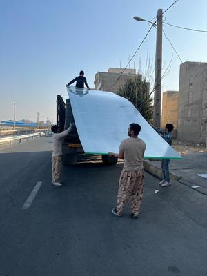 ورق پلی کربنات طلق کارتن پلاست ایرانیت شیروانی در تهران