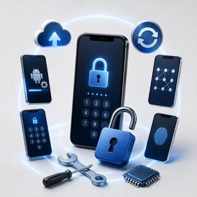 بازیابی رمز موبایل / خدمات نرم افزاری در تهران