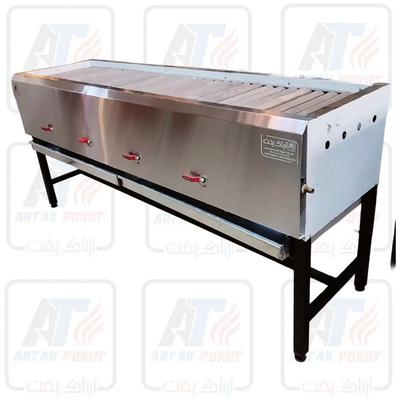 کباب پز گازی صنعتی 1/5 و 2 متری/منقل1متری رستورانی در مشهد
