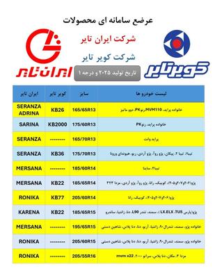 لاستیک کویر تایر و ایران تایر در بکان