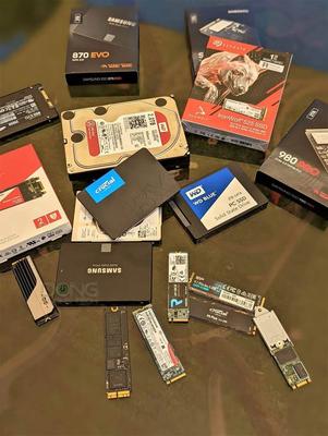 فروش ویژه هارد اینترنال اکسترنال ssd و m2 زیر قیمت در قم