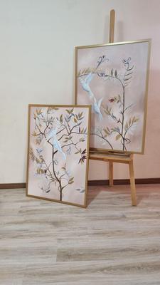 تابلو نقاشی رنگ روغن و ورق طلا در مشهد