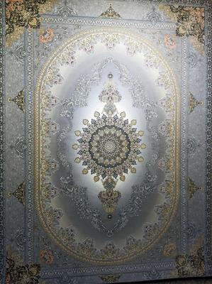 فرش ماشینی ۱۲۰۰ شانه گل برجسته ۹ متری جفت در اصفهان