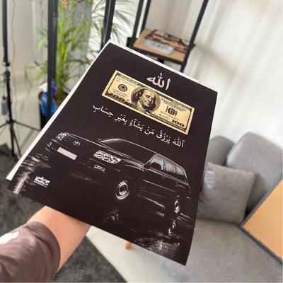 استیکر تابلوشاسی دیواری خودرو طرح دلخواه شما در سنندج