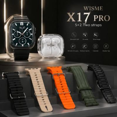 ساعت هوشمند wisme x17 پنج بند ایرپاد شیشه ای در مشهد