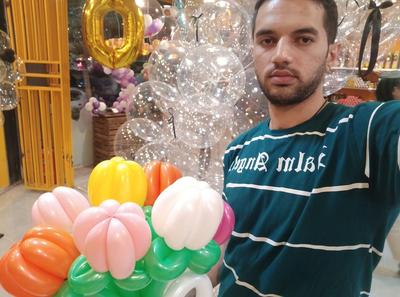 کرایه استند تولد/بادکنک آرایی/بوکت/مجسمه/کرومی در مشهد