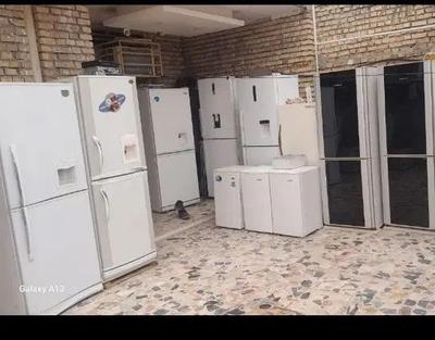 یخچال ویترینی صندوقی ایستاده خراب۲۴ ساعته سوخته در اهواز