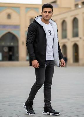 شنل خز سفیدمدل ونیت  +کفش مدل ام تومشکی در تهران