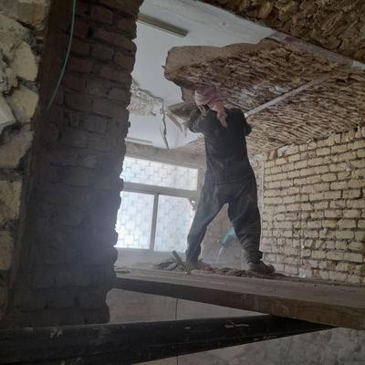 تخریب‌ساختمان‌مقنی‌باتجربه‌افغانستانی در قم