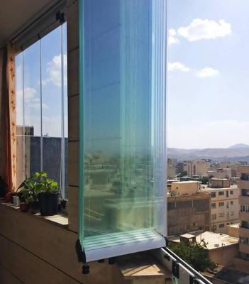 نمایندگی شیشه بالکنی شیشه آکاردئونی(کانات ترک) در تهران