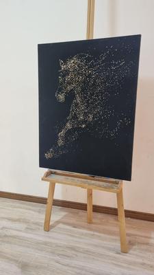 تابلو نقاشی اسب برجسته در مشهد