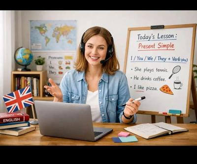 آموزش زبان انگلیسی - خصوصی و گروهی آنلاین در تهران