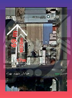 فروش فوری زمین ۱۰۲۲ متری در خیرآباد در ورامین