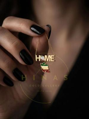 طلای مینیمال، پلاک مدل HOME در اصفهان