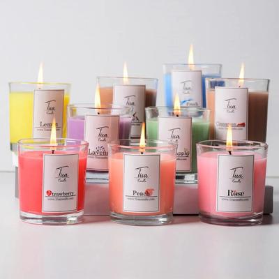شمع لیوانی معطر لوکس - رنگ‌ و رایحه‌های خاص در اصفهان