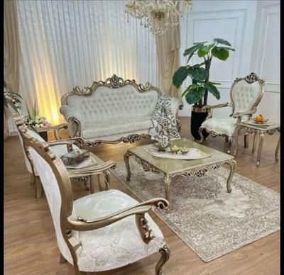 مبل نگار زمرد افسون چوب گردو فوم شرکتی در تهران