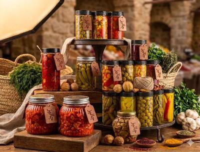 ترشیجات خانگی جالیز در نیشابور