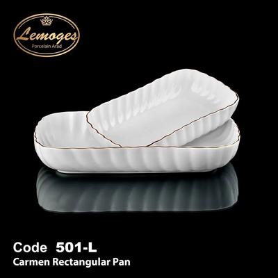 ظروف چینی لیمونژ سفید لب طلایی در تبریز