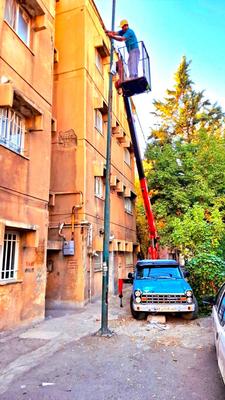 نیسان جرثقیل بالابر سبد دار در کرمانشاه