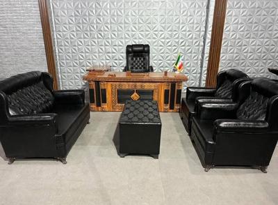 اداری لمسه میز مدیریت شیک صندلی مشاور مبل انتظار در کرمان