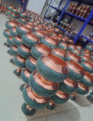 شکلات خوری فیروزه کوبی شده .صنایع دستی در اصفهان