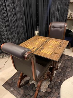 میز و صندلی بازی نفیس تخته نرد و شطرنج در تهران