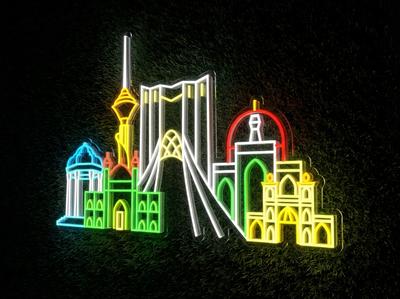 تابلو نئون در کرج