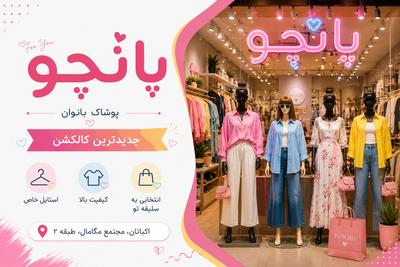 پوشاک بانوان پانچو 🩵✨️، خاص برای بانوان خاص اکباتان مگامال در تهران