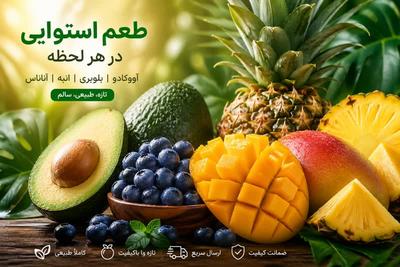 یه دنیا طعم خاص منتظرته!انواع میوه های استوایی - خرید بی واسطه در تهران