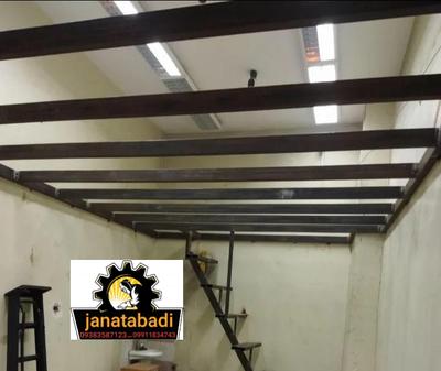 اجرای سقف کاذب بالکن مغازه در محمدشهر
