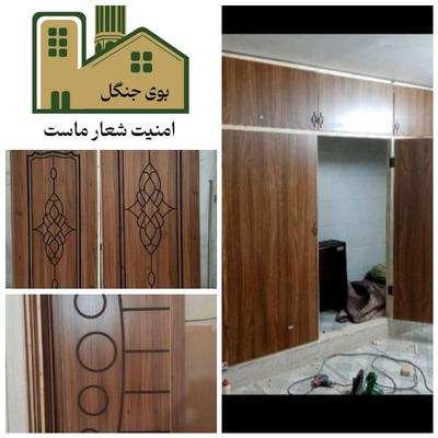 بوی جنگل ساخت انواع درب چوبی بابهترین در یزد