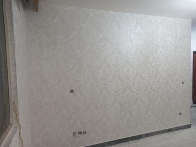 کاغذ دیواری طرح روشن و گل براق در محمدیه