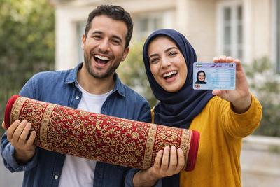 فقط با کارت ملی قسطی فرش بخرید در اورمیه