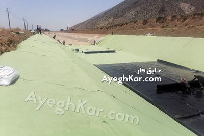 ورق ژئوممبران عرض ۸ متر و ۴ متر ، فروش ویژه در تهران