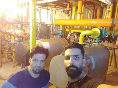 لوله کشی وراه اندازی موتورخانه در اراک