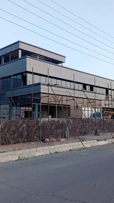 تابلو نمای  کامپوزیت سمنت برد سرامیک خشک و آهنگری در کرج