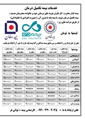 انواع بیمه نامه در مشهد