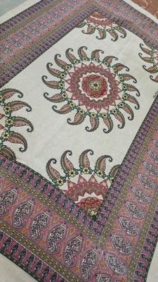 رومیزی مخمل شانل چاپی در اق قلا