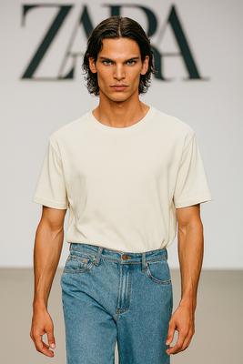 تی شرت مردانه بیسیک از برند ZARA در مشهد