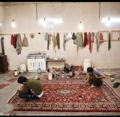 رفوگری و ترمیم آسیب های فرش در گلستان-بهارستان