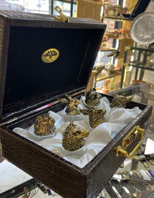 جعبه چرم با 6عدد جام در رشت