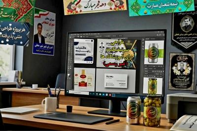 فوتوشاپ عکس/شخص/طراحی و ادیت/فاکتور/سربرگ/بازسازی فونت و متن‌های قدیمی در تهران